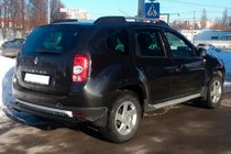 Dacia Duster 2008-2018 Roll Bar Posteriore Dritto Black (Acciaio Inox) foto 4