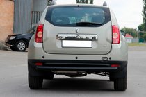 Dacia Duster 2008-2018 Roll Bar Posteriore Dritto Black (Acciaio Inox) foto 1