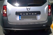 Dacia Duster 2008-2018 Roll Bar Posteriore Dritto Black (Acciaio Inox) foto 6