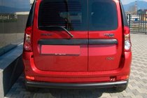 Renault Logan MCV 2005-2013 Barra Posteriore Black (Acciaio Inox) foto 1