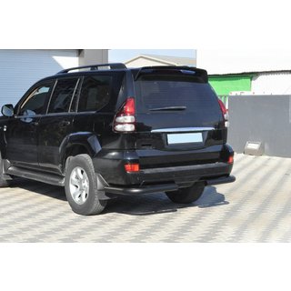 Angolari posteriori AK003 Nero (2 pz, acciaio inox) Toyota Land Cruiser Prado 120 2002-2009 foto 3