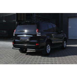 Angolari posteriori AK003 Nero (2 pz, acciaio inox) Toyota Land Cruiser Prado 120 2002-2009 foto 4