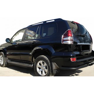 Angolari posteriori AK003 Nero (2 pz, acciaio inox) Toyota Land Cruiser Prado 120 2002-2009 foto 1