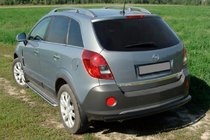 Opel Antara 2006-2017 Barra Posteriore AK002 Nera (Acciaio Inox) foto 1