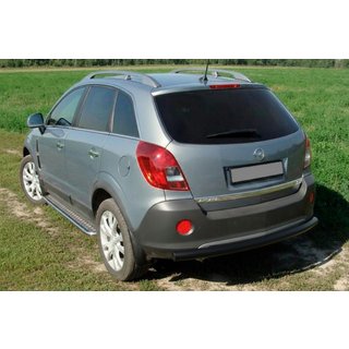 Barra Posteriore AK002 Nera (Acciaio Inox) Opel Antara 2006-2017