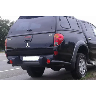 Angolari Posteriori AK003 Nero (2 pz, Acciaio Inox) Mitsubishi L200 2006-2015 foto 1