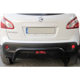 Barra Posteriore AK007 Nera (Acciaio Inox) Nissan Qashqai 2010-2014 foto 2