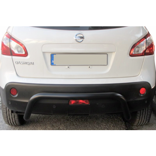Barra Posteriore AK007 Nera (Acciaio Inox) Nissan Qashqai 2010-2014 foto 2