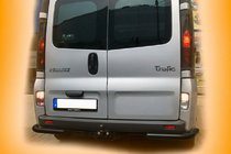 Renault Trafic 2001–2015 Angolari Posteriori AK003 Nero (Acciaio Inox) foto 3