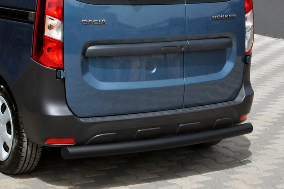 Dacia Dokker 2013-2022 Barra Posteriore AK002 Nera (Acciaio Inox) Image