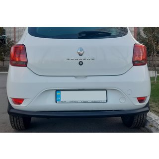 Barra Posteriore AK002 Nera (Acciaio Inox) Renault Sandero 2013-2022 foto 1