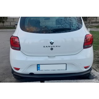 Barra Posteriore AK002 Nera (Acciaio Inox) Renault Sandero 2013-2022 foto 2
