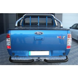 Angolari Posteriori AK003 Nero (2 pz, Acciaio Inox) Ford Ranger 2007-2011 foto 2