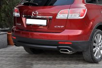 Mazda CX-9 2007-2016 Barra Posteriore AK002 Nera (Acciaio Inox) foto 1