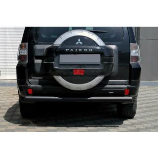 Barra Posteriore AK002 Nera (Acciaio Inox) Mitsubishi Pajero Wagon IV 2006-2021 foto 1