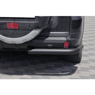 Barra Posteriore AK003 Nera (Acciaio Inox) Mitsubishi Pajero Wagon IV 2006-2021 foto 2