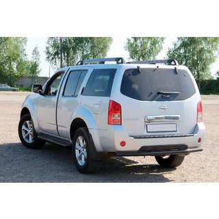 Barra Posteriore AK002 Nera (Acciaio Inox) Nissan Pathfinder R51 2005-2014 foto 3