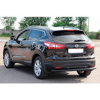 Barra Posteriore AK002 Nera (Acciaio Inox) Nissan Qashqai 2014-2021 foto 3