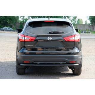 Barra Posteriore AK002 Nera (Acciaio Inox) Nissan Qashqai 2014-2021 foto 2