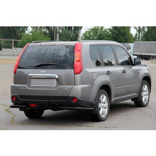Angolari Posteriori AK003 Nero (2 pz, Acciaio Inox) Nissan X-trail T31 2007-2014 foto 1