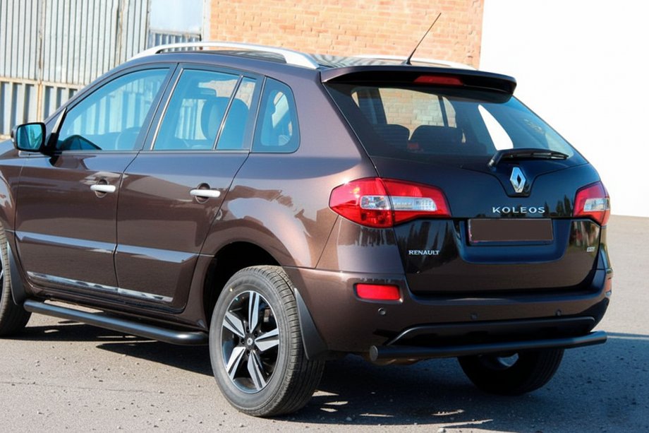 Renault Koleos 2008-2016 Barra Posteriore AK002 Nera (Acciaio Inox) Foto 1