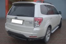 Subaru Forester 2008-2013 Barra Posteriore AK002 Nera (Acciaio Inox) foto 1
