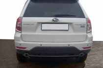 Subaru Forester 2008-2013 Barra Posteriore AK002 Nera (Acciaio Inox) foto 3