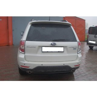 Barra Posteriore AK002 Nera (Acciaio Inox) Subaru Forester 2008-2013 foto 2