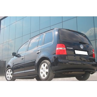 Angolari posteriori AK003 Nero (2 pz, acciaio inox) Volkswagen Touran 2003-2010 foto 2
