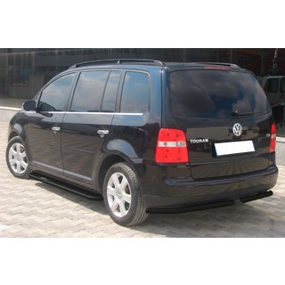 Angolari posteriori AK003 Nero (2 pz, acciaio inox) Volkswagen Touran 2003-2010 foto 3