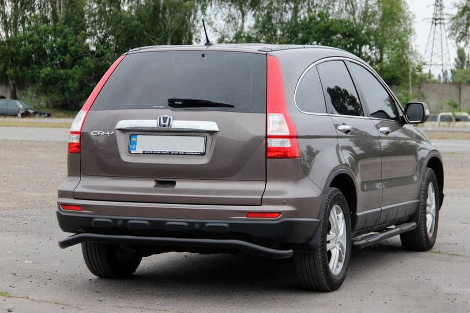Honda CRV 2012-2016 Barra Posteriore AK008 Nera (Acciaio Inox) Foto 3