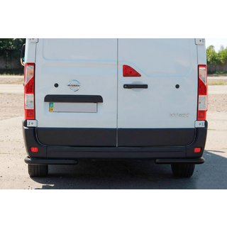 Angolari posteriori AK003 Nero (2 pz, acciaio inox) Nissan NV400 2010-2024 foto 2