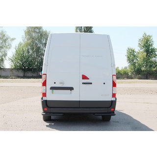 Angolari posteriori AK003 Nero (2 pz, acciaio inox) Nissan NV400 2010-2024 foto 3