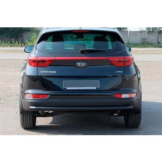 Protezione Posteriore AK002 Nero (Acciaio Inox) Kia Sportage 2015-2021 foto 2