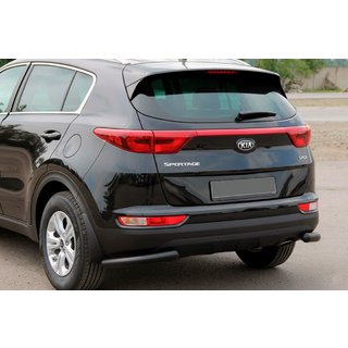 Protezione Angolare Posteriore AK003 Nero (Acciaio Inox) Kia Sportage 2015-2021 foto 1