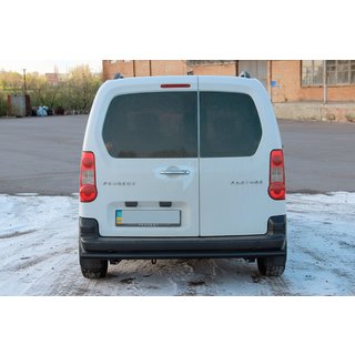 Protezione Posteriore Black (Acciaio Inox) 60 mm Citroen Berlingo 2008-2018 foto 2