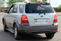 Kia Sorento I BL 2002-2009 Barra Posteriore AK002 Nera (Acciaio Inox) foto 3