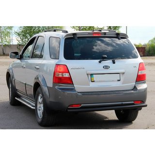 Barra Posteriore AK002 Nera (Acciaio Inox) Kia Sorento I BL 2002-2009 foto 3