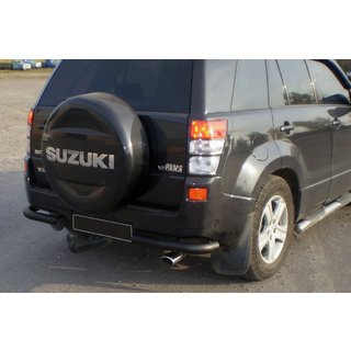 Protezione Posteriore AK003 Nero (Acciaio Inox) Suzuki Grand Vitara 2005-2017 foto 2