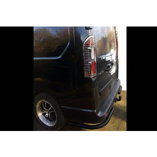 Angolari posteriori Black (2 pz, acciaio inox) Opel Vivaro 2015-2019 foto 2
