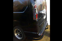 Renault Trafic 2015- Angolari posteriori Black (2 pz, acciaio inox) foto 2