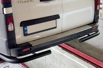 Renault Trafic 2015- Angolari posteriori Black (2 pz, acciaio inox) foto 1