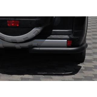 Barra Posteriore AK003 Nera (Acciaio Inox) Mitsubishi Pajero Wagon III 1999-2006 foto 2