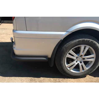 Angolari Posteriori AK003 Nero (2 pz, Acciaio Inox) Passo Medio e Lungo Mercedes Vito W639 2004-2014 foto 1
