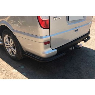 Angolari Posteriori AK003 Nero (2 pz, Acciaio Inox) Passo Medio e Lungo Mercedes Vito W639 2004-2014 foto 3