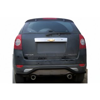 Barra Posteriore AK008 Nera (Acciaio Inox) Chevrolet Captiva 2006-2019