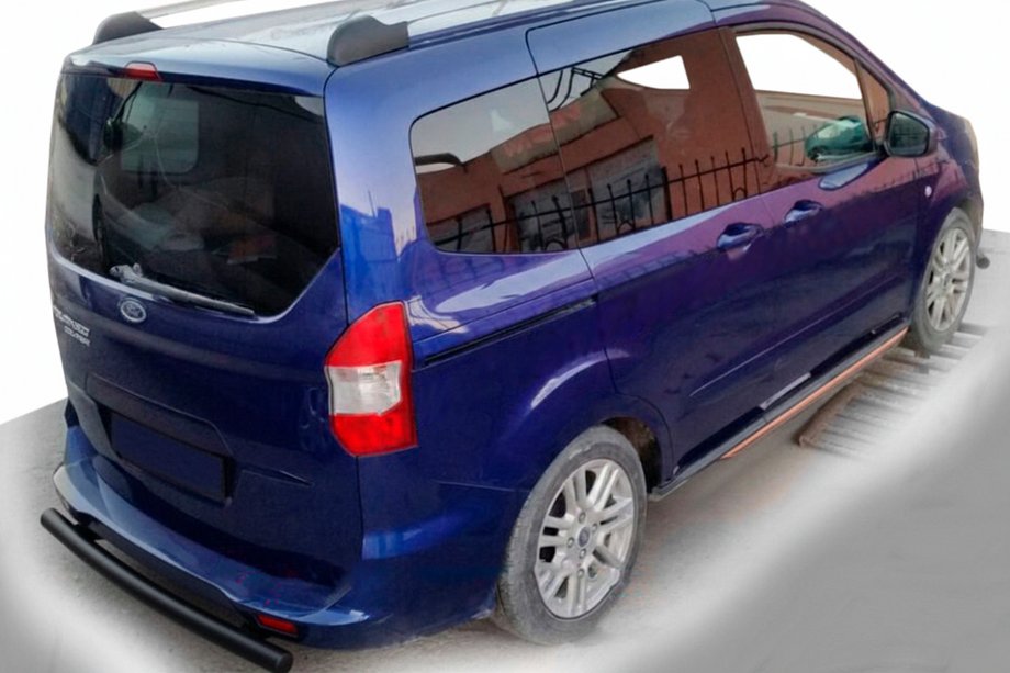 Ford Courier 2014-2023 Barra Posteriore AK002 Nera Foto 1