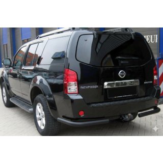 Barra Posteriore AK003 Nera (Acciaio Inox) Nissan Pathfinder R51 2005-2014