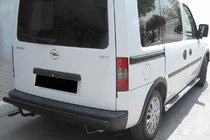 Opel Combo 2002–2012 Barra Posteriore AK002 Nera (Acciaio Inox) foto 1