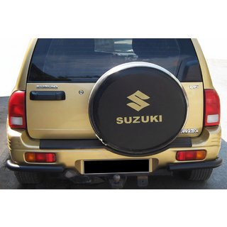 Protezione Posteriore AK003 Nero (Acciaio Inox) Suzuki Vitara 1998-2006